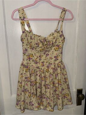 Pseidio Floral Print Mini-Dress